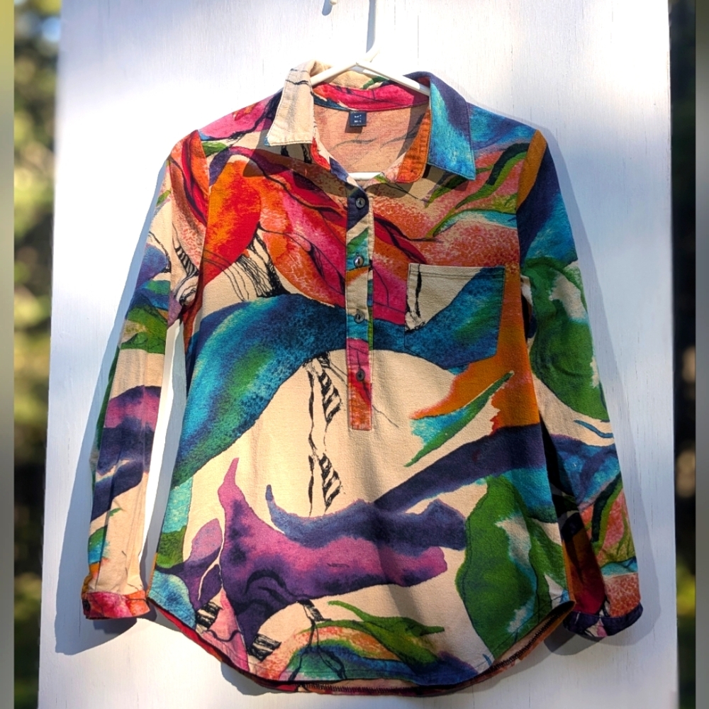 Dreamy Colours - button-up shirt